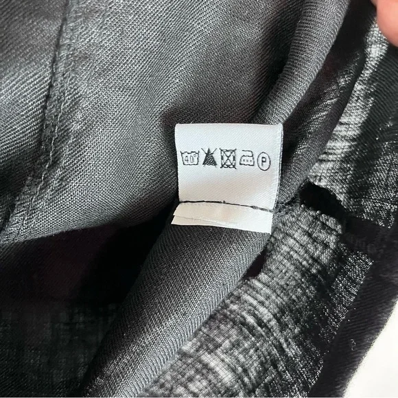 Black Button-Down Blouse - Picture 9 of 11